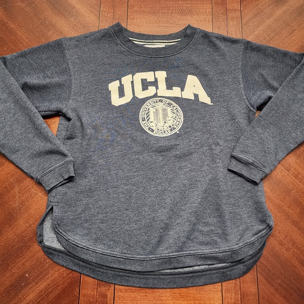 League 91 UCLA Bruins Seal Women's Small Retro Vintage Sweatshirt Blue NCAA